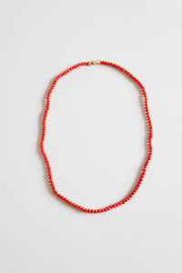 Plain Coral 14K Altın Kolye